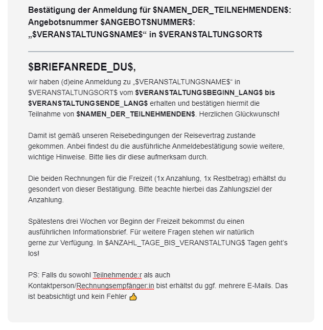 Vorschau-Bild E-Mail-Vorlage