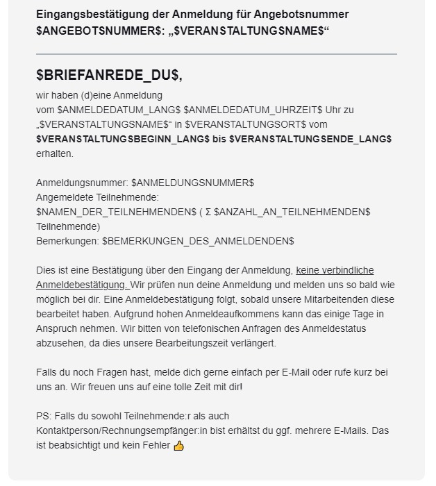 Vorschau-Bild E-Mail-Vorlage