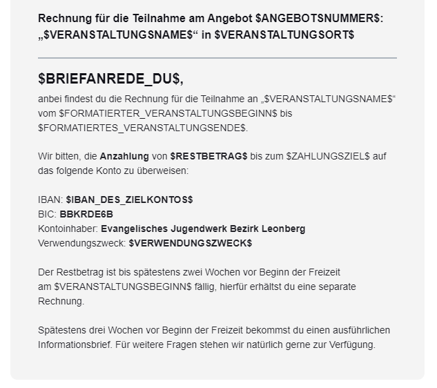 Vorschau-Bild E-Mail-Vorlage
