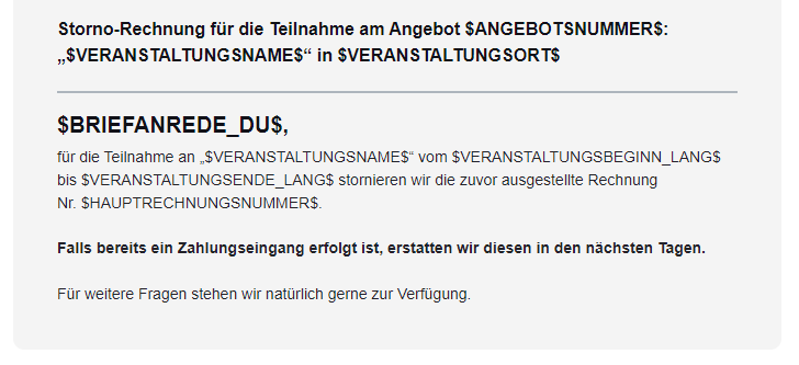 Vorschau-Bild E-Mail-Vorlage
