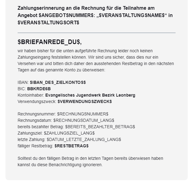 Vorschau-Bild E-Mail-Vorlage